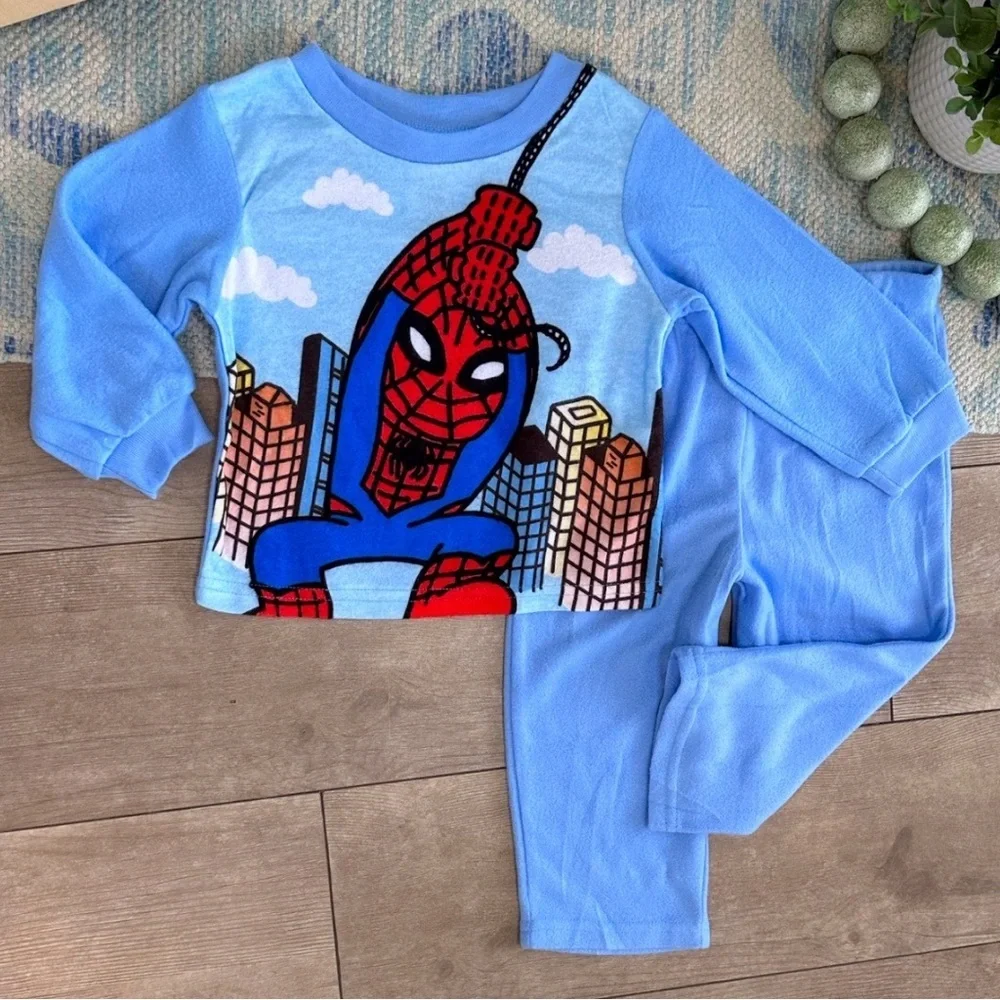 Blue Spider-Man Pajama Set